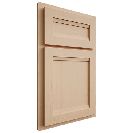 Shiloh Cabinetry Partial Overlay Somerset Maple Plain Cut Natural Door