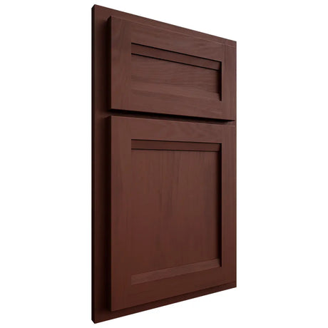 Shiloh Cabinetry Partial Overlay Somerset Maple Plain Cut Sable Door