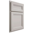Shiloh Cabinetry Partial Overlay Somerset Paintable Amazing Gray Door