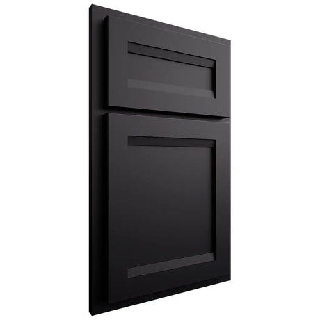 Shiloh Cabinetry Partial Overlay Somerset Paintable Black Door