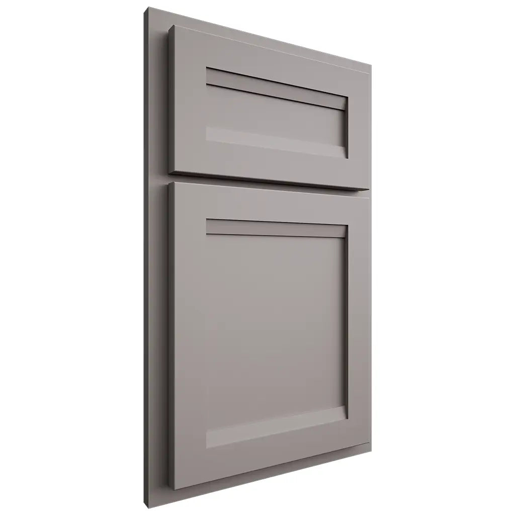 Shiloh Cabinetry Partial Overlay Somerset Paintable Dovetail Gray Door