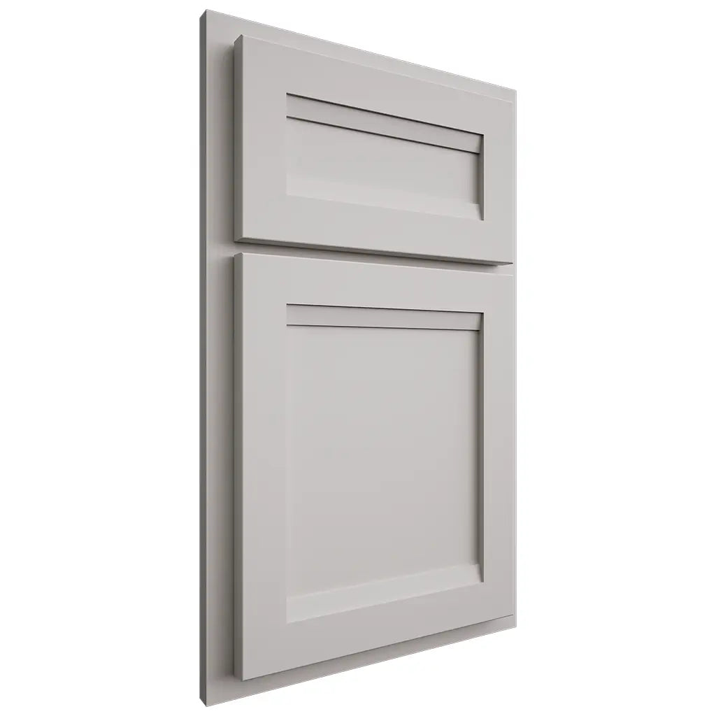 Shiloh Cabinetry Partial Overlay Somerset Paintable Mindful Gray Door