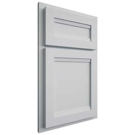 Shiloh Cabinetry Partial Overlay Somerset Paintable Niebla Azul Door