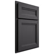 Shiloh Cabinetry Partial Overlay Somerset Poplar Plain Cut Cadet Door