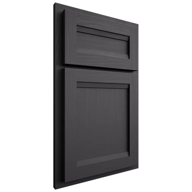 Shiloh Cabinetry Partial Overlay Somerset Poplar Plain Cut Cadet Door