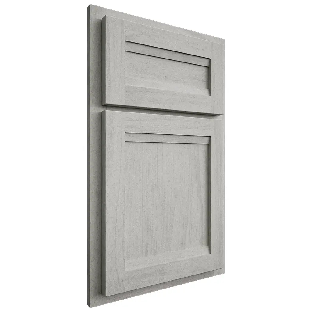 Shiloh Cabinetry Partial Overlay Somerset Poplar Plain Cut Stratus Door