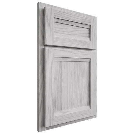 Shiloh Cabinetry Partial Overlay Somerset Walnut Plain Cut Stratus Door