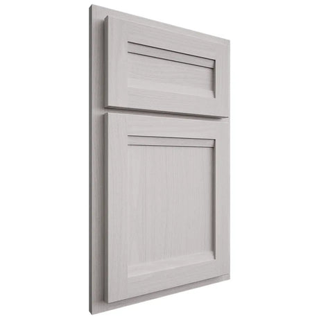 Shiloh Cabinetry Partial Overlay Somerset White Oak Plain Cut Cotton Door