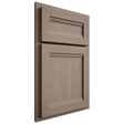 Shiloh Cabinetry Partial Overlay Somerset White Oak Rift Cut Almond Door