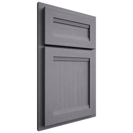 Shiloh Cabinetry Partial Overlay Somerset White Oak Rift Cut Cadet Door