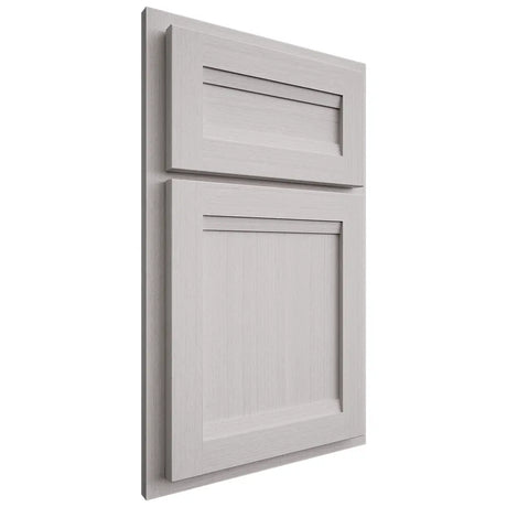 Shiloh Cabinetry Partial Overlay Somerset White Oak Rift Cut Cotton Door