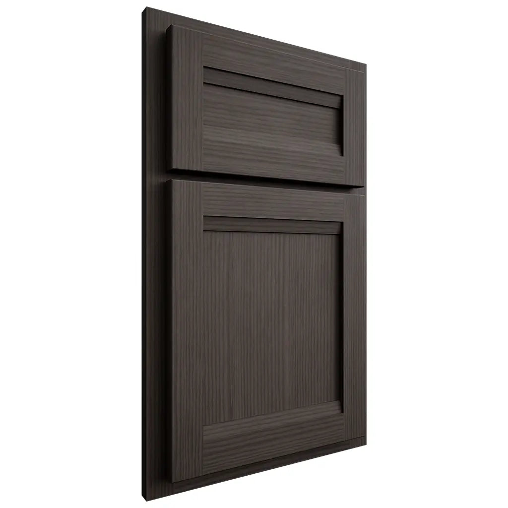 Shiloh Cabinetry Partial Overlay Somerset White Oak Rift Cut Creekside Door