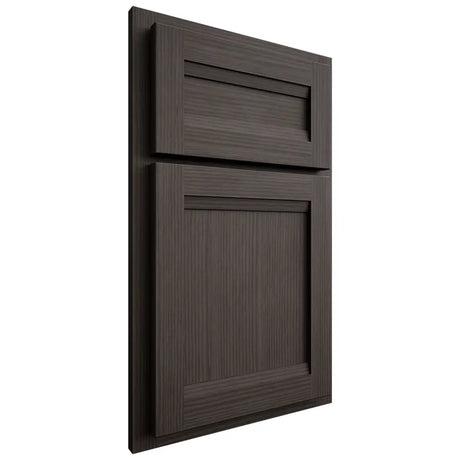 Shiloh Cabinetry Partial Overlay Somerset White Oak Rift Cut Creekside Door