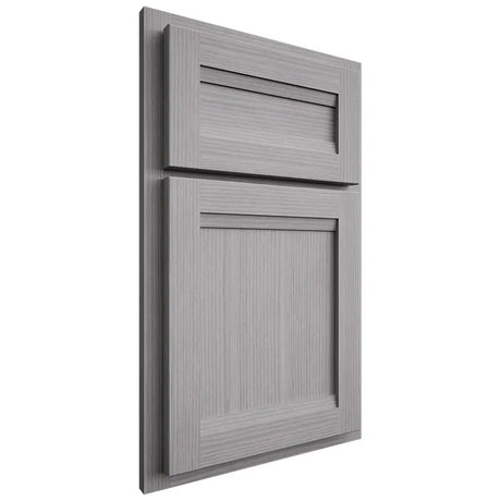 Shiloh Cabinetry Partial Overlay Somerset White Oak Rift Cut Stratus Door