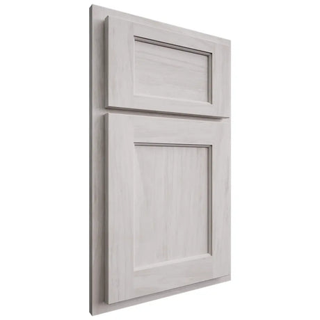 Shiloh Cabinetry Partial Overlay Square Flat Alder Plain Cut Cotton Door