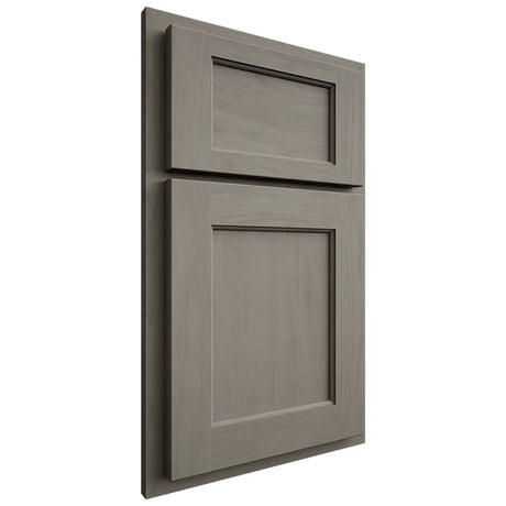 Shiloh Cabinetry Partial Overlay Square Flat Alder Plain Cut Thyme Door