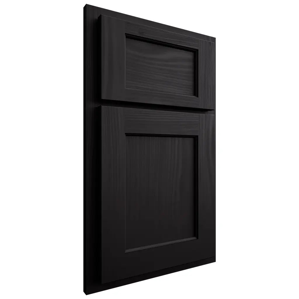 Shiloh Cabinetry Partial Overlay Square Flat Cherry Plain Cut Espresso Door