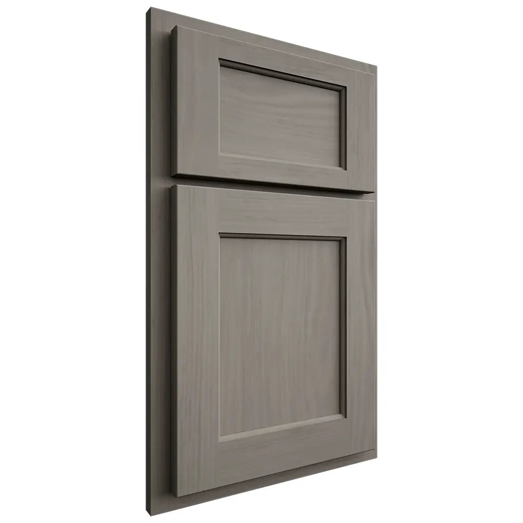 Shiloh Cabinetry Partial Overlay Square Flat Cherry Plain Cut Thyme Door