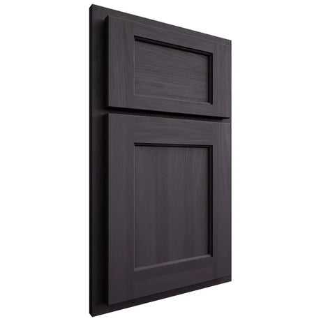 Shiloh Cabinetry Partial Overlay Square Flat Hickory Plain Cut Harbor Door
