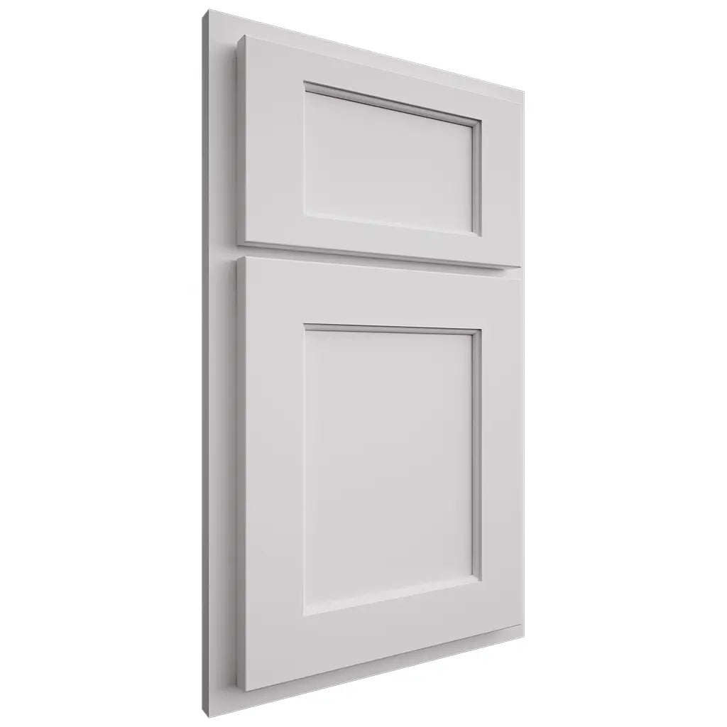 Shiloh Cabinetry Partial Overlay Square Flat Paintable Arctic Door
