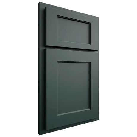 Shiloh Cabinetry Partial Overlay Square Flat Paintable Billiard Green Door