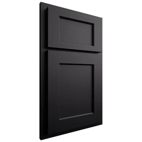 Shiloh Cabinetry Partial Overlay Square Flat Paintable Black Door