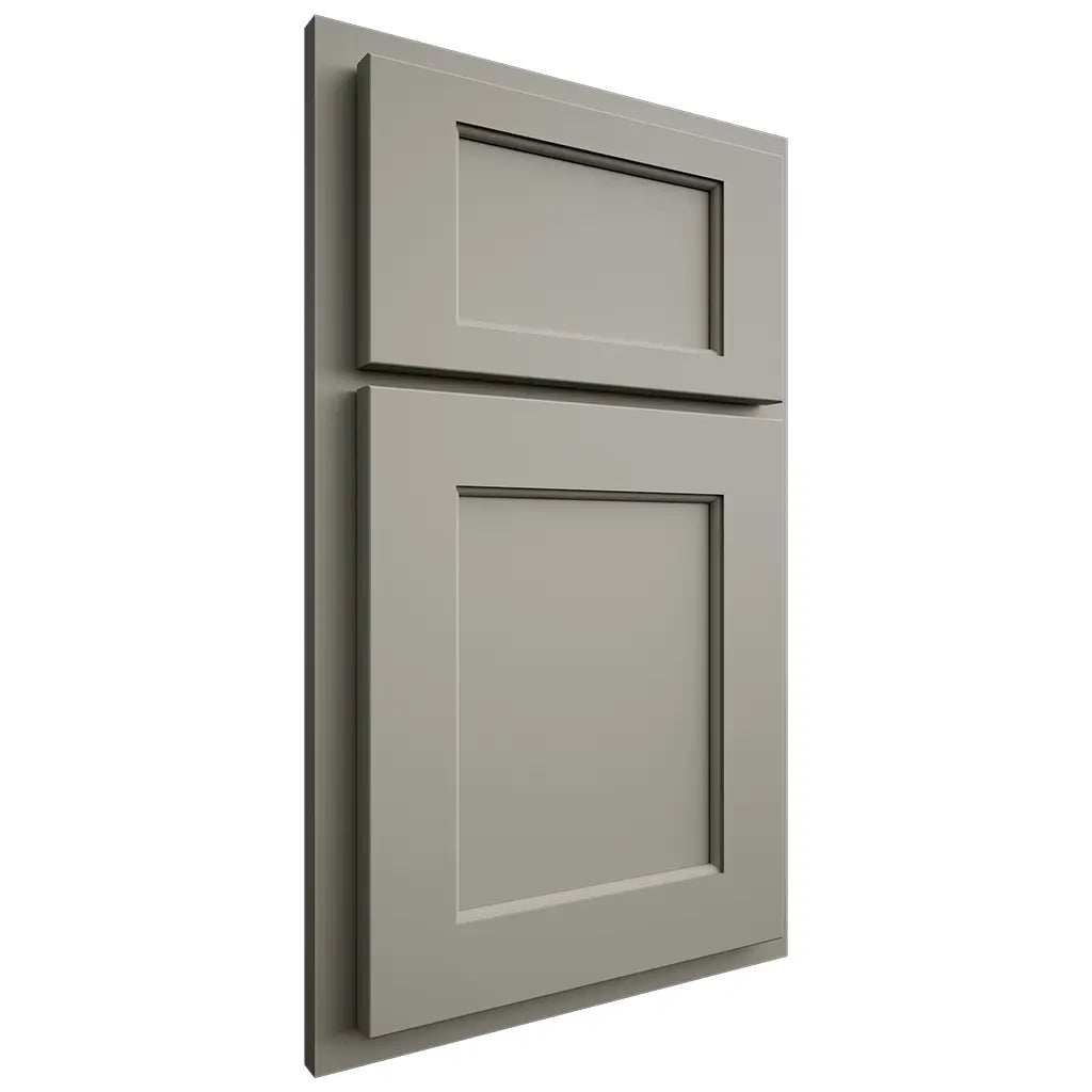 Shiloh Cabinetry Partial Overlay Square Flat Paintable Evergreen Fog Door