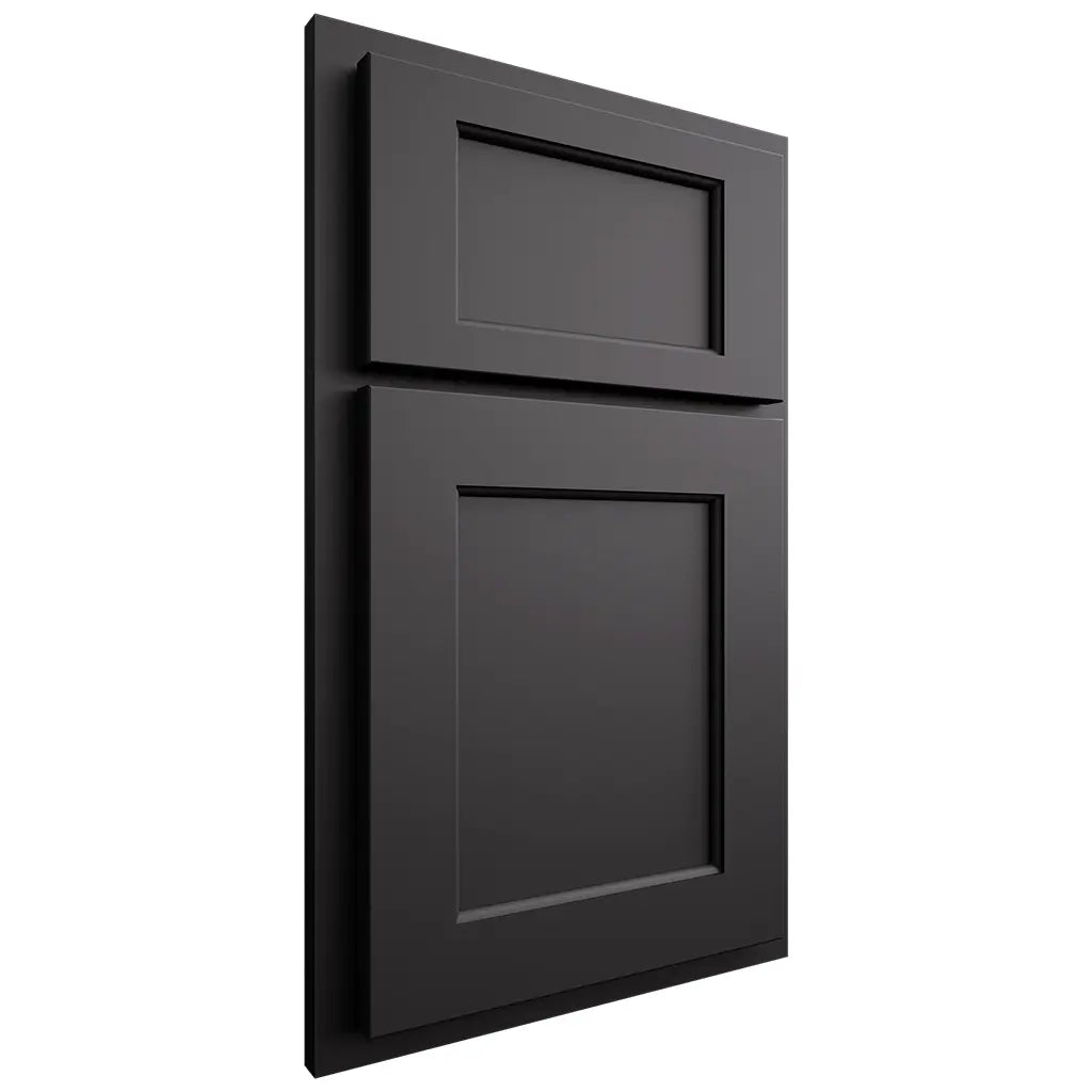 Shiloh Cabinetry Partial Overlay Square Flat Paintable Iron Ore Door