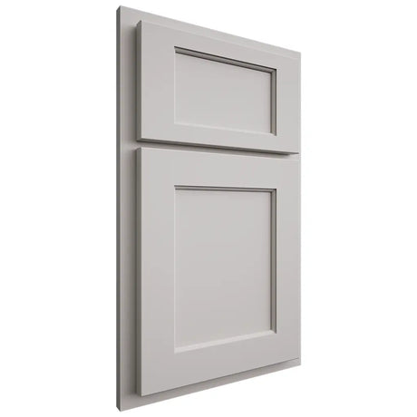 Shiloh Cabinetry Partial Overlay Square Flat Paintable Mindful Gray Door