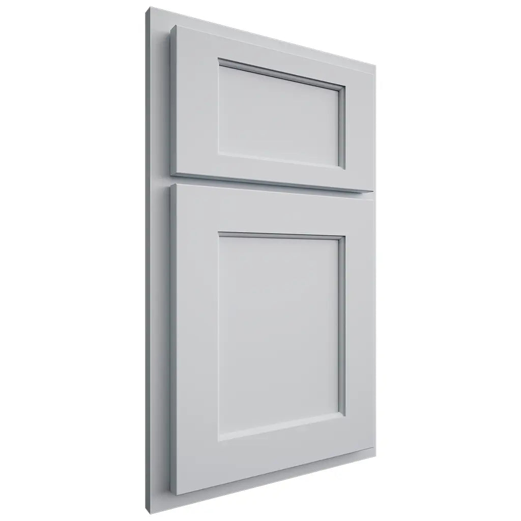 Shiloh Cabinetry Partial Overlay Square Flat Paintable Niebla Azul Door