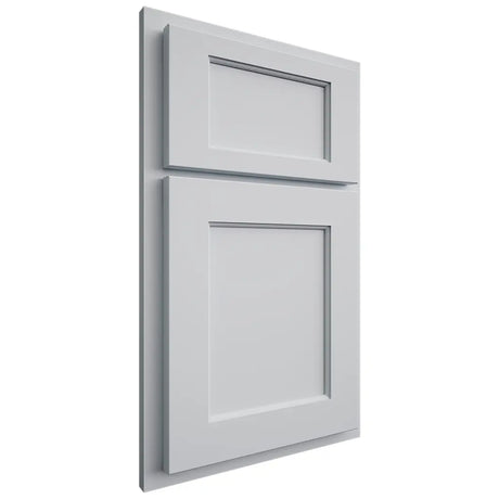 Shiloh Cabinetry Partial Overlay Square Flat Paintable Niebla Azul Door