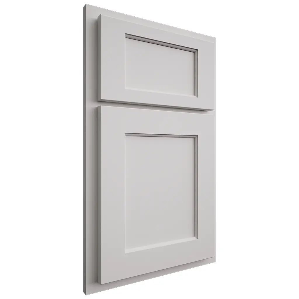 Shiloh Cabinetry Partial Overlay Square Flat Paintable Repose Gray Door