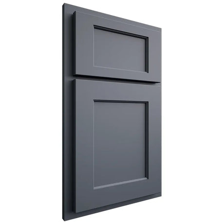 Shiloh Cabinetry Partial Overlay Square Flat Paintable Slate Tile Door
