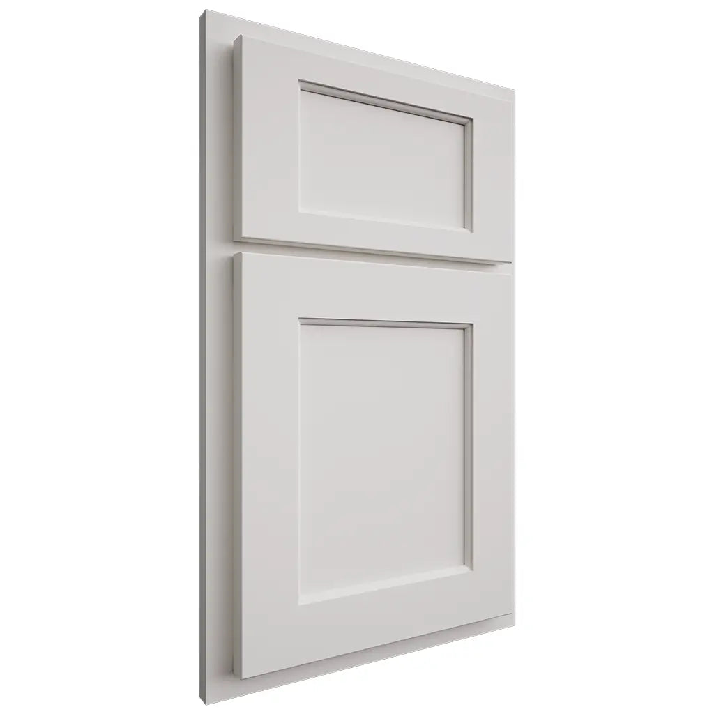 Shiloh Cabinetry Partial Overlay Square Flat Paintable Soft White Door