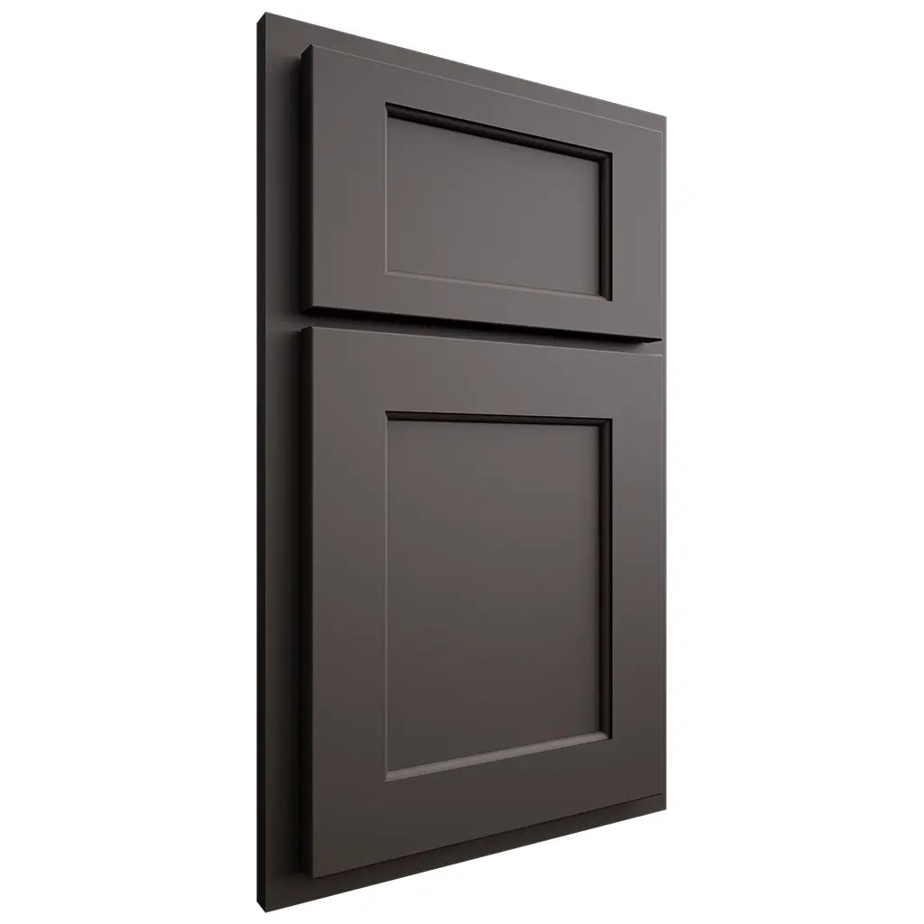 Shiloh Cabinetry Partial Overlay Square Flat Paintable Urbane Bronze Door