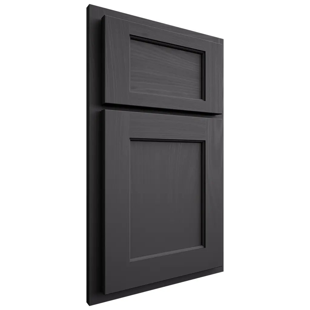 Shiloh Cabinetry Partial Overlay Square Flat Poplar Plain Cut Cadet Door