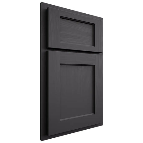 Shiloh Cabinetry Partial Overlay Square Flat Poplar Plain Cut Cadet Door