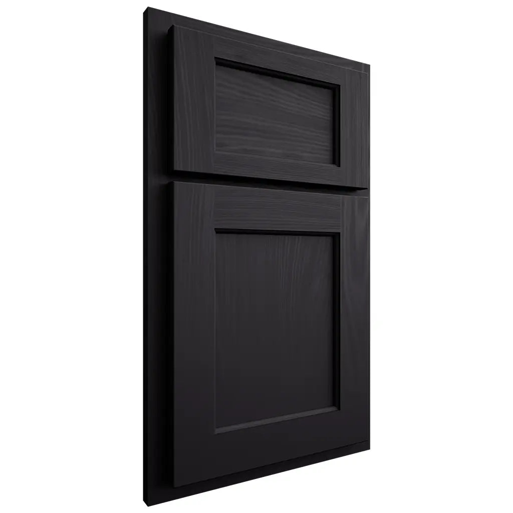 Shiloh Cabinetry Partial Overlay Square Flat Poplar Plain Cut Harbor Door