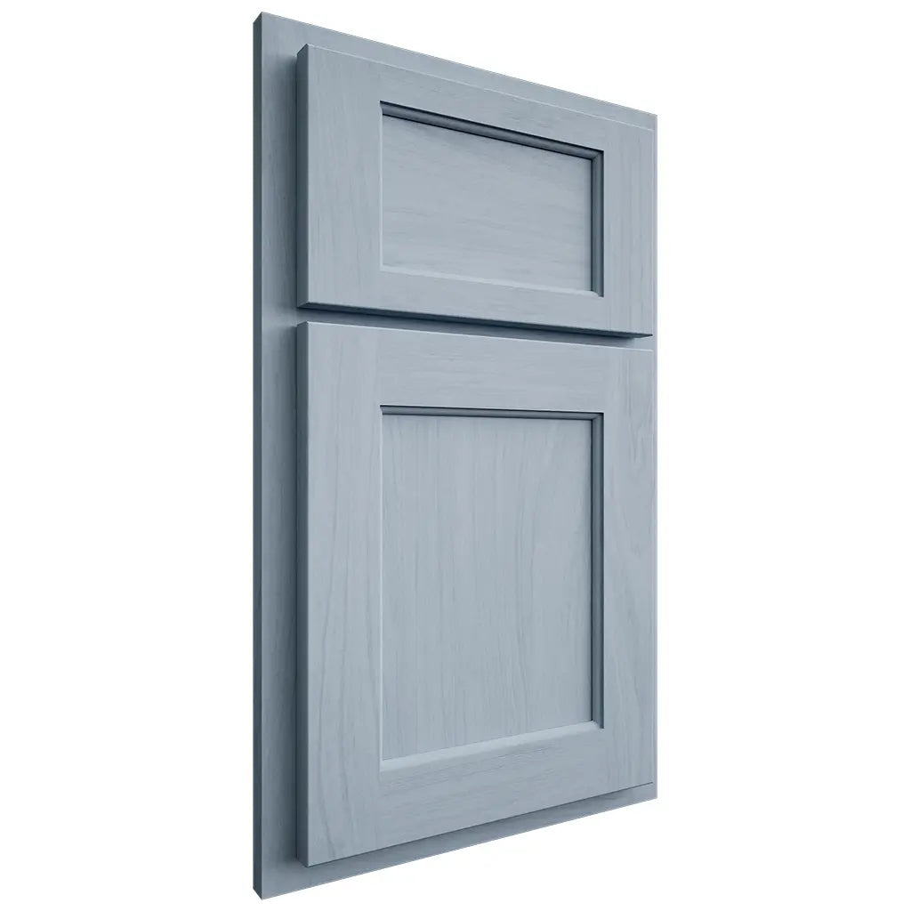 Shiloh Cabinetry Partial Overlay Square Flat Poplar Plain Cut Sky Door