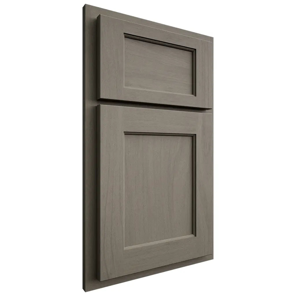 Shiloh Cabinetry Partial Overlay Square Flat Poplar Plain Cut Thyme Door