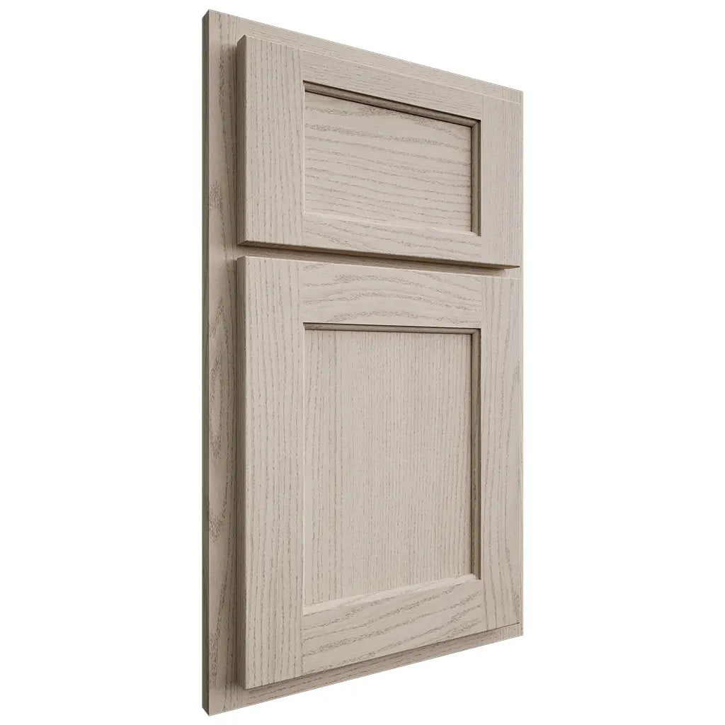 Shiloh Cabinetry Partial Overlay Square Flat Walnut Plain Cut Seagull Door