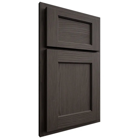 Shiloh Cabinetry Partial Overlay Square Flat White Oak Plain Cut Creekside Door