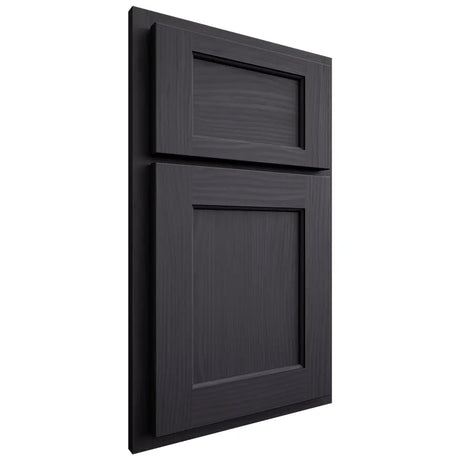 Shiloh Cabinetry Partial Overlay Square Flat White Oak Plain Cut Harbor Door