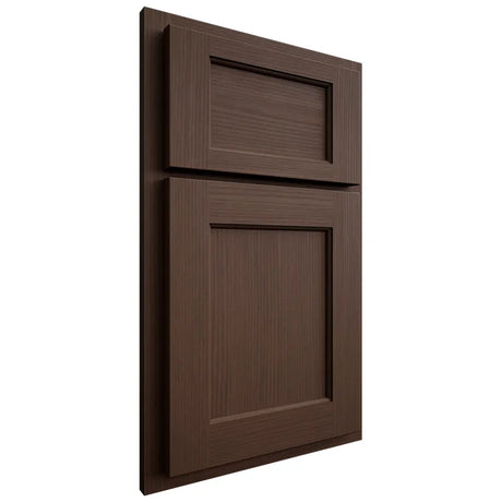 Shiloh Cabinetry Partial Overlay Square Flat White Oak Rift Cut Braun Door