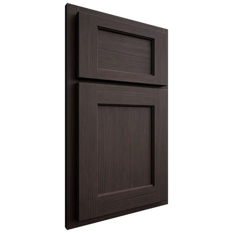 Shiloh Cabinetry Partial Overlay Square Flat White Oak Rift Cut Morel Door