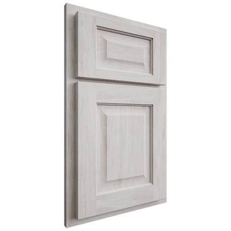 Shiloh Cabinetry Partial Overlay Square Raised Alder Plain Cut Cotton Door