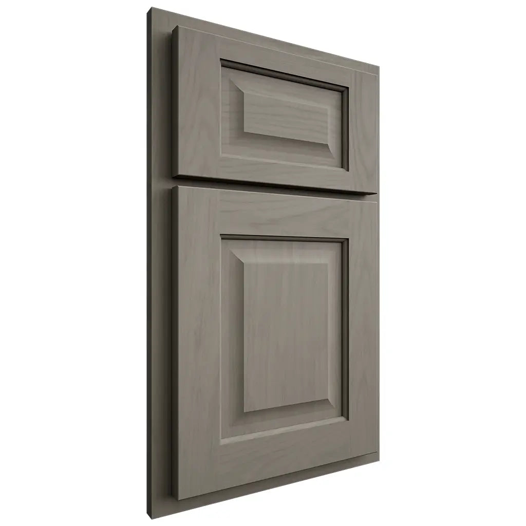 Shiloh Cabinetry Partial Overlay Square Raised Alder Plain Cut Thyme Door