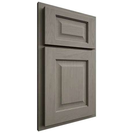 Shiloh Cabinetry Partial Overlay Square Raised Alder Plain Cut Thyme Door