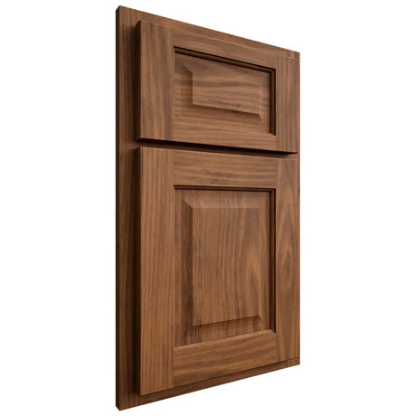 Shiloh Cabinetry Partial Overlay Square Raised Cherry Plain Cut Carob Door