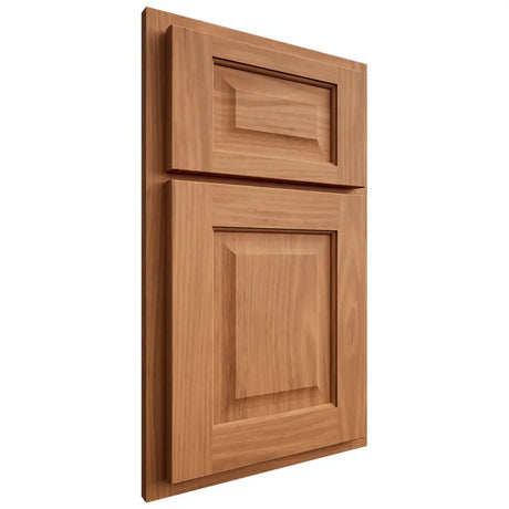 Shiloh Cabinetry Partial Overlay Square Raised Cherry Plain Cut Medium Door